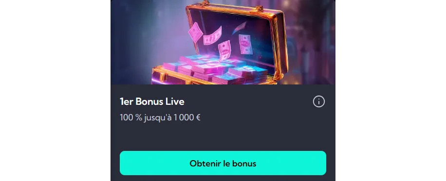 Casino Spinalto Bonus dédié au casino en direct